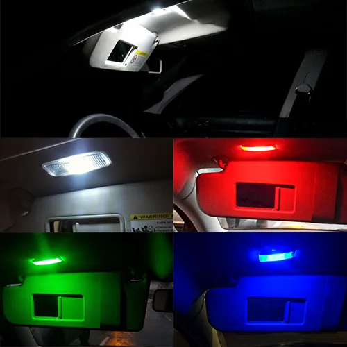 4 ampoules à LED pour la lumière des miroirs de courtoisie Citroën DS3 – Image 3