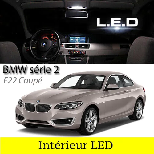 Kit ampoules à LED pour l'éclairage intérieur BMW F22 Coupé