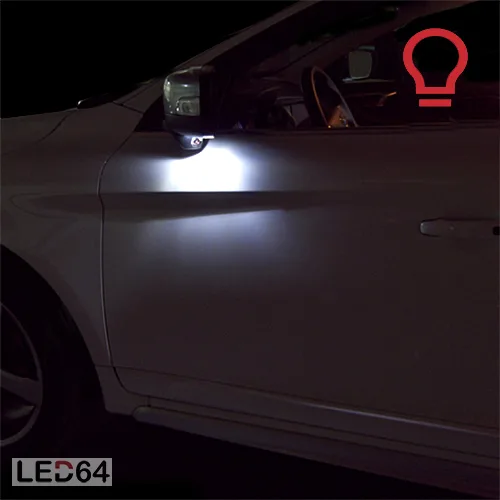 2 ampoules à LED spots rétroviseurs pour Mercedes Classe B w246