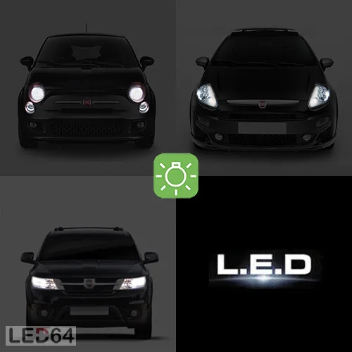 2 ampoules à LED pour les feux de position, veilleuses Fiat Ducato