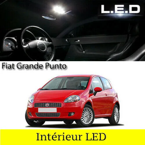Kit ampoules à LED pour l'éclairage intérieur Fiat Grande Punto / Evo