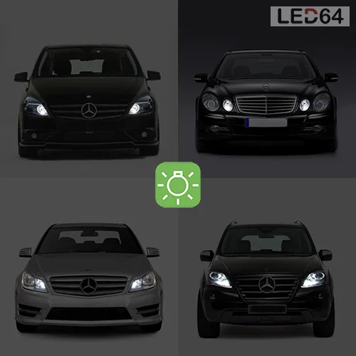 2 ampoules à LED pour les feux de position, veilleuses Mercedes Citan