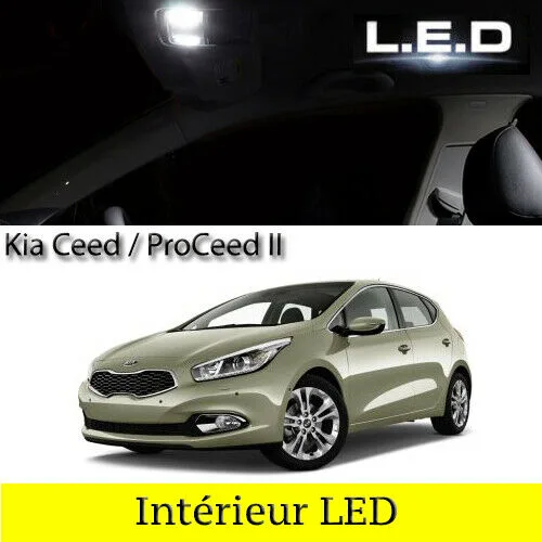 Kit ampoules à LED pour l'éclairage intérieur Kia Cee'd ProCee'd 2