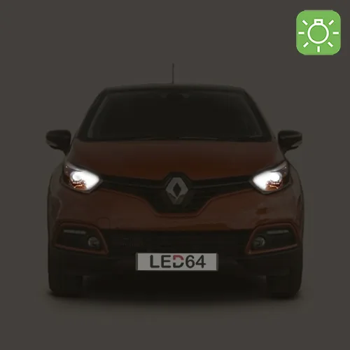 2 ampoules à LED pour les feux de position, veilleuses Renault Captur
